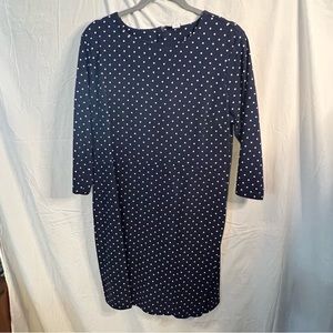 GUC Old Navy Blue White Dot Dress Sz XL